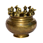 Brass pot with shivling & nandi  KBH01005