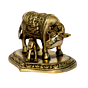 Brass cow with small Calf 3 Inch KBH01013