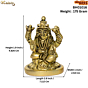 Brass Set of Ganesh and Laxmi Idol KBH01016