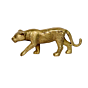 Brass Lioness Statue KBH01018