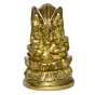 Brass 3 Side Ganesha Idol KBH01030