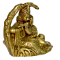 Brass Radha Krishna with Tree Idol KBH01031