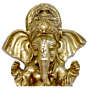 Brass Ganesha with big ear | KBH01037