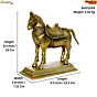 Brass Horse Statue KBH01039