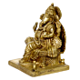 Brass rajvadi Ganesha 5 Inch | KBH01044