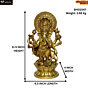 Brass Drishti Ganesha Idol KBH01047