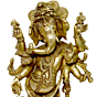Brass Asta KB Huja Ganesha 11 Inch | KBH01049