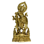 Brass krishna Story 25 Inch | KBH01063