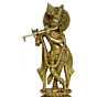 Brass radha krishna pair medium 11 Inch | KBH01066