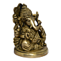 Brass Ganesha Medium 4 Inch | KBH01069