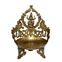 Brass laxmi oil lamp divi big 11 Inch | KBH01070