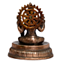Black Metal Laxmi Statue with Round Base KBH01095