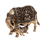 Brass Cow & Calf statue KBH10963