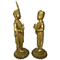 Brass New Swaminarayan Pair Idol KBH01125