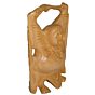 Handcrafted Wooden Laughing Buddha Statue BH01132
