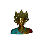 Brass Buddha Face with Stone Work KBH01142