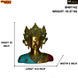 Brass Buddha Face with Stone Work KBH01142