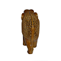 Handcrafted Wooden Elephant with Jali Work 9 Inch BH01161