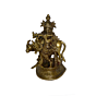 Brass Lord Krishna with Cow Idol KBH01180