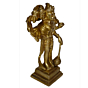 Brass 5 Face Hanuman Standing Idol KBH01198