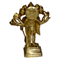 Brass 5 Face Hanuman Standing Idol KBH01198