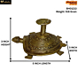 Brass Tortoise Candle Stand KBH01213