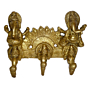 Brass Ganesha Key Holder Small KBH01219