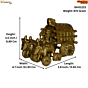 Brass Bullock Cart Showpiece KBH01223