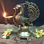 Brass Peacock Divi with Bajath Showpiece KBH01240