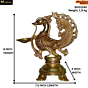 Brass Peacock Divi with Bajath Showpiece KBH01240