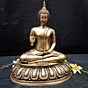 Brass Gautam Buddha Medium Sitting Statue KBH01367