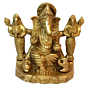 Brass Riddhi Siddhi Ganesha Statue Idol KBH01370
