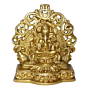 Brass Ganesha with Riddhi Siddhi Idol KBH01377