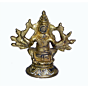 Brass 12-Hand Ganesha Idol KBH01387