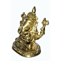 Brass Small Ganesha Idol KBH01390