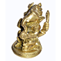 Brass Round Base Ganesha Small Idol KBH01391