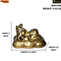 Brass Bal Ganesha Small Idol KBH01394