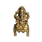 Brass Bajath Ganesha Small Idol KBH01400