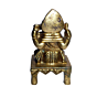 Brass Bajath Ganesha Small Idol KBH01400