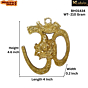 Brass Om Ganesha Hanging Idol KBH01434