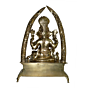 Brass Katar Ganesha Sinhasan Idol KBH01445