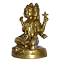Brass Dattatray Sitting , Hindu Idol KBH01460