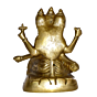 Brass Dattatray Sitting , Hindu Idol KBH01460