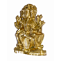 Brass Gayatri Maa Plate Mid Wall Hanging KBH01464