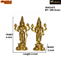 Brass Vishnu-Laxmi Standing Idols KBH01471
