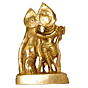 Brass Radha Krishna Idol KBH01493