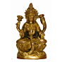 Brass Laxmi Sitting Idol KBH01502