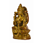 Brass Laxmi Sitting Idol KBH01502