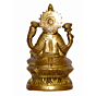 Brass Laxmi Sitting Idol KBH01502
