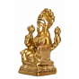 Brass Laxmi Sitting Idol KBH01506